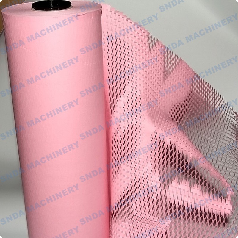 Kraft Honeycomb Reel Paper-pink